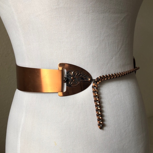 COPPER VINTAGE BELT - Picture 7 of 11